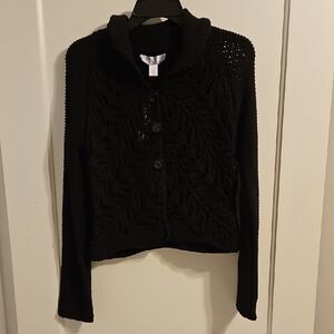 Nine & Co. Black Knit Sweater. Size M.